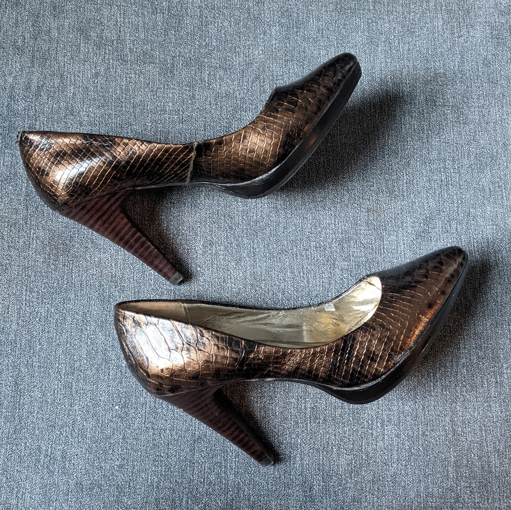 Steve Madden "Snakeskin" Heels